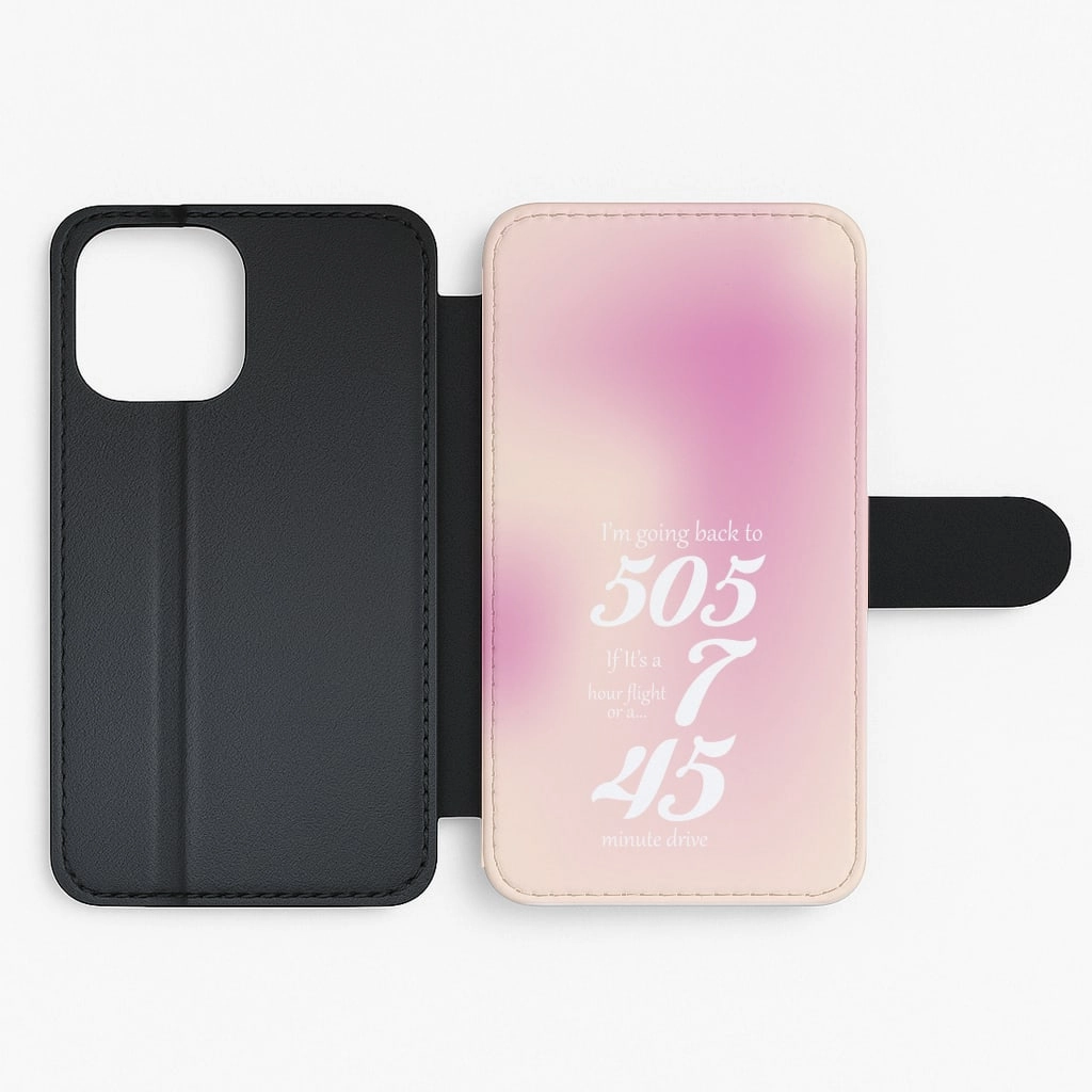 I'm Going Back To 505 - Arctic Monkeys Flip / Wallet Phone Case Durable Protection Layer