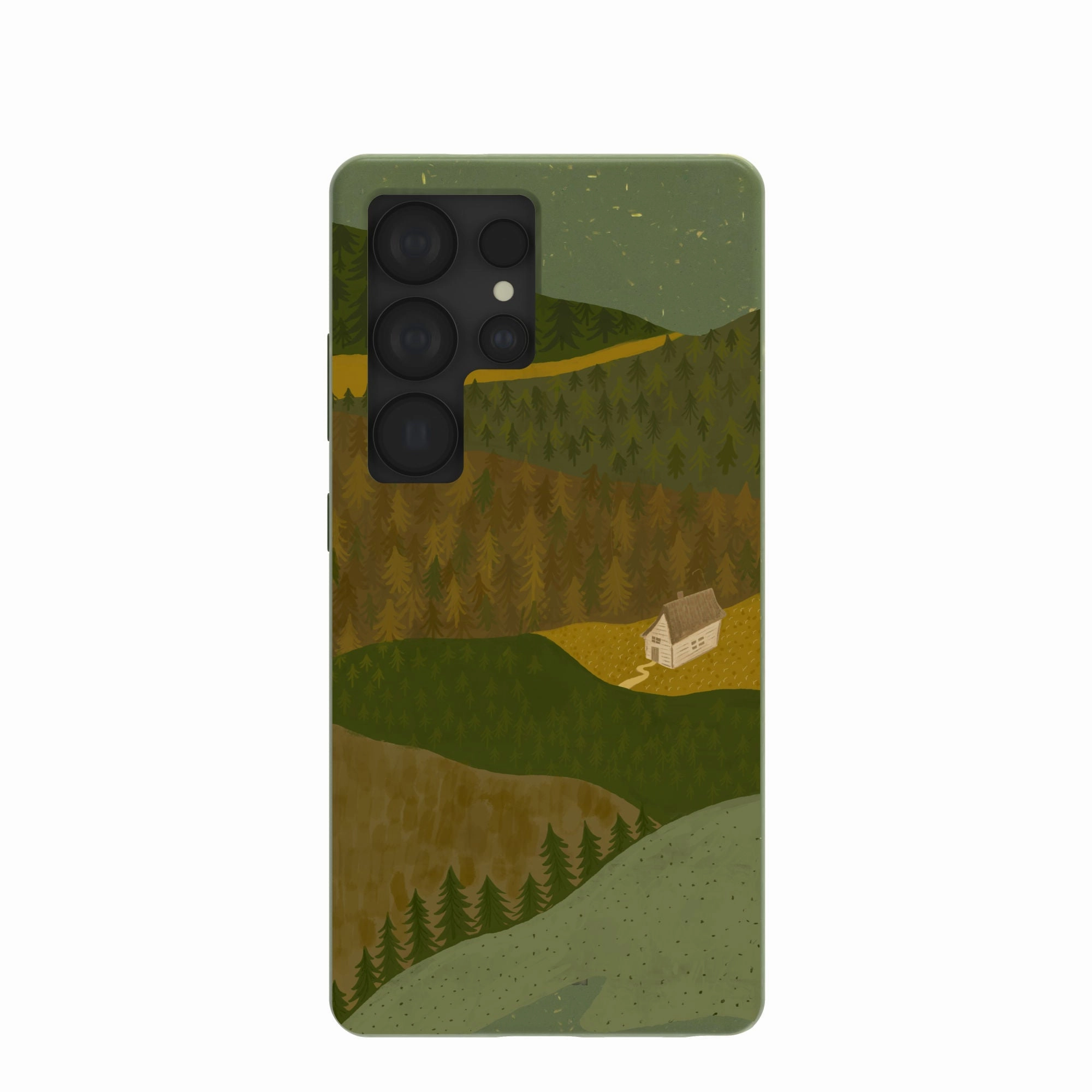 Forest Floor Mountain Nest Samsung Galaxy S25 Ultra Case Hybrid Finish