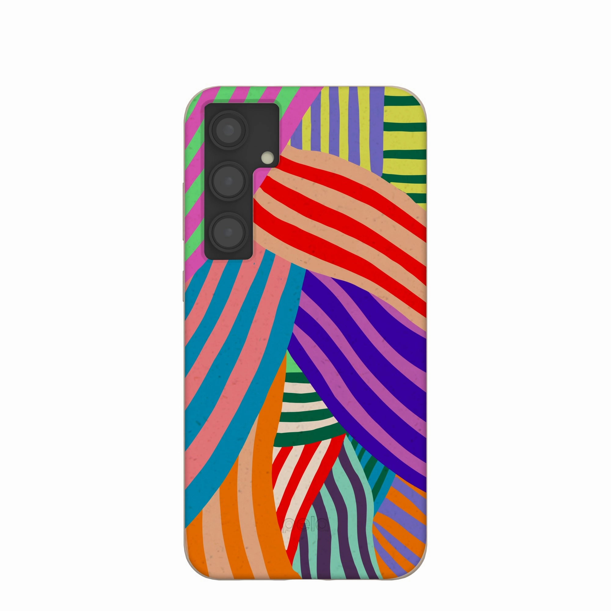Seashell Clownish Stripes Samsung Galaxy S24 (Plus) Case Ergonomic form