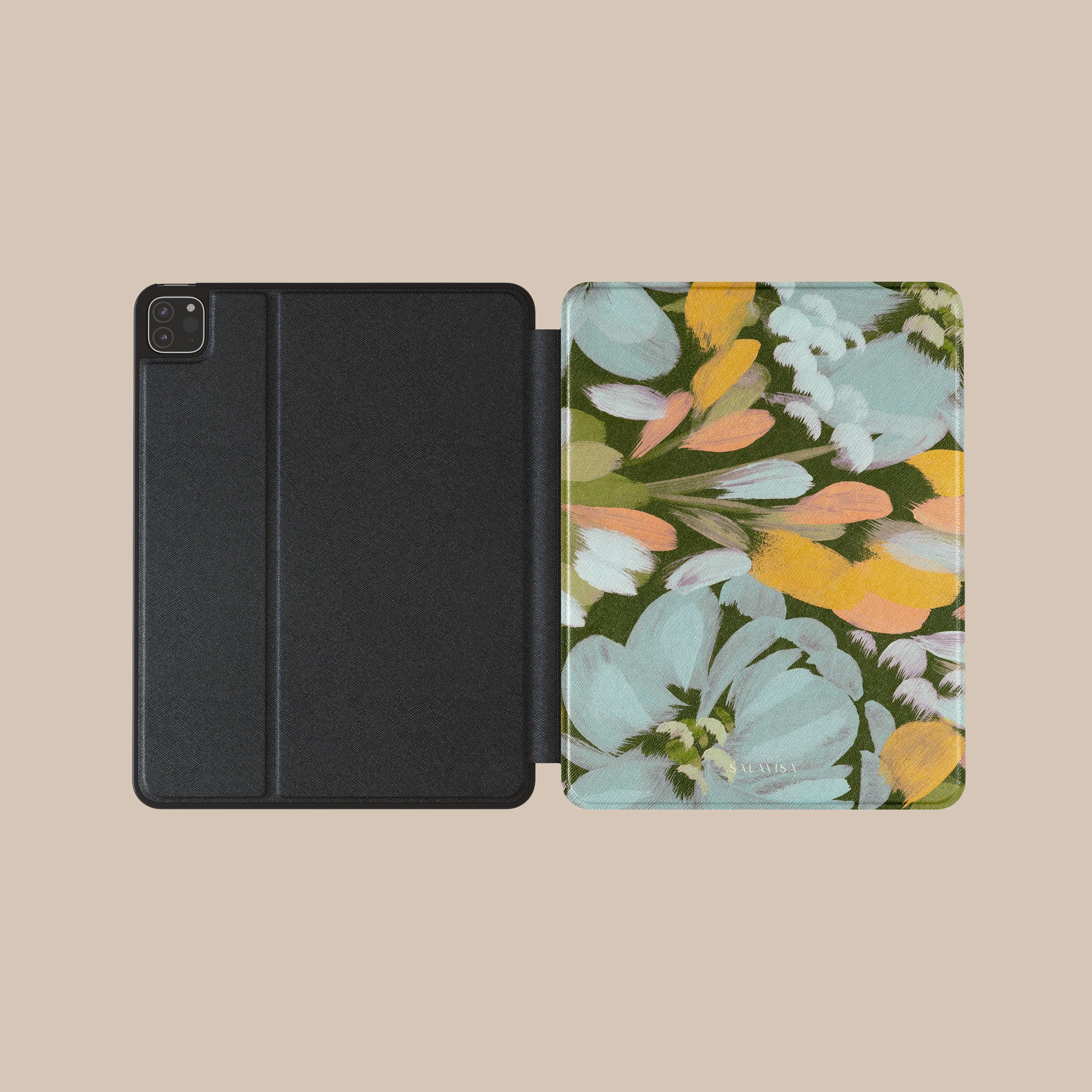 Flower Canvas iPad Case Tablet Sleeve Travel Armor