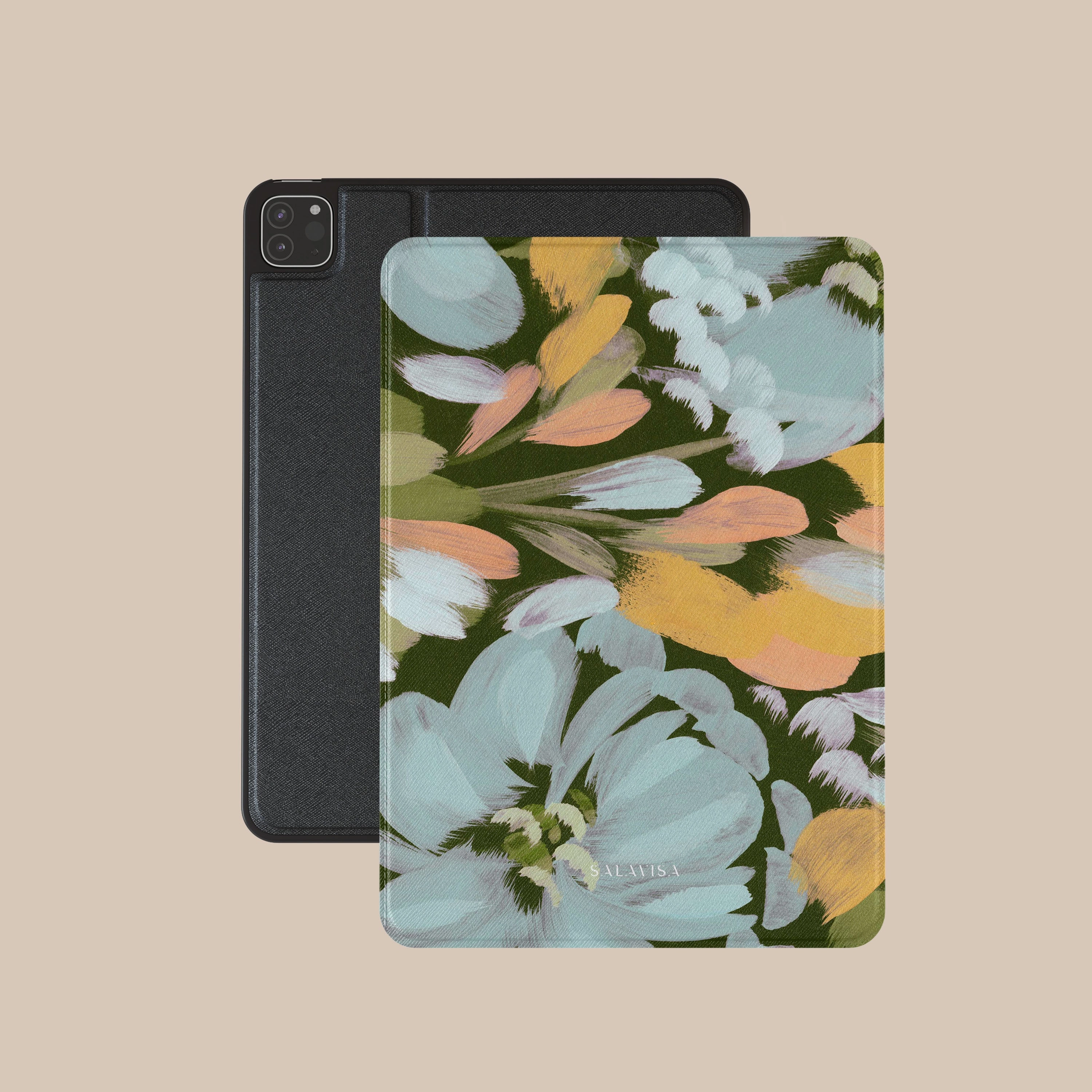 Tablet Armor Ultra Max Tablet Protector Flower Canvas iPad Case