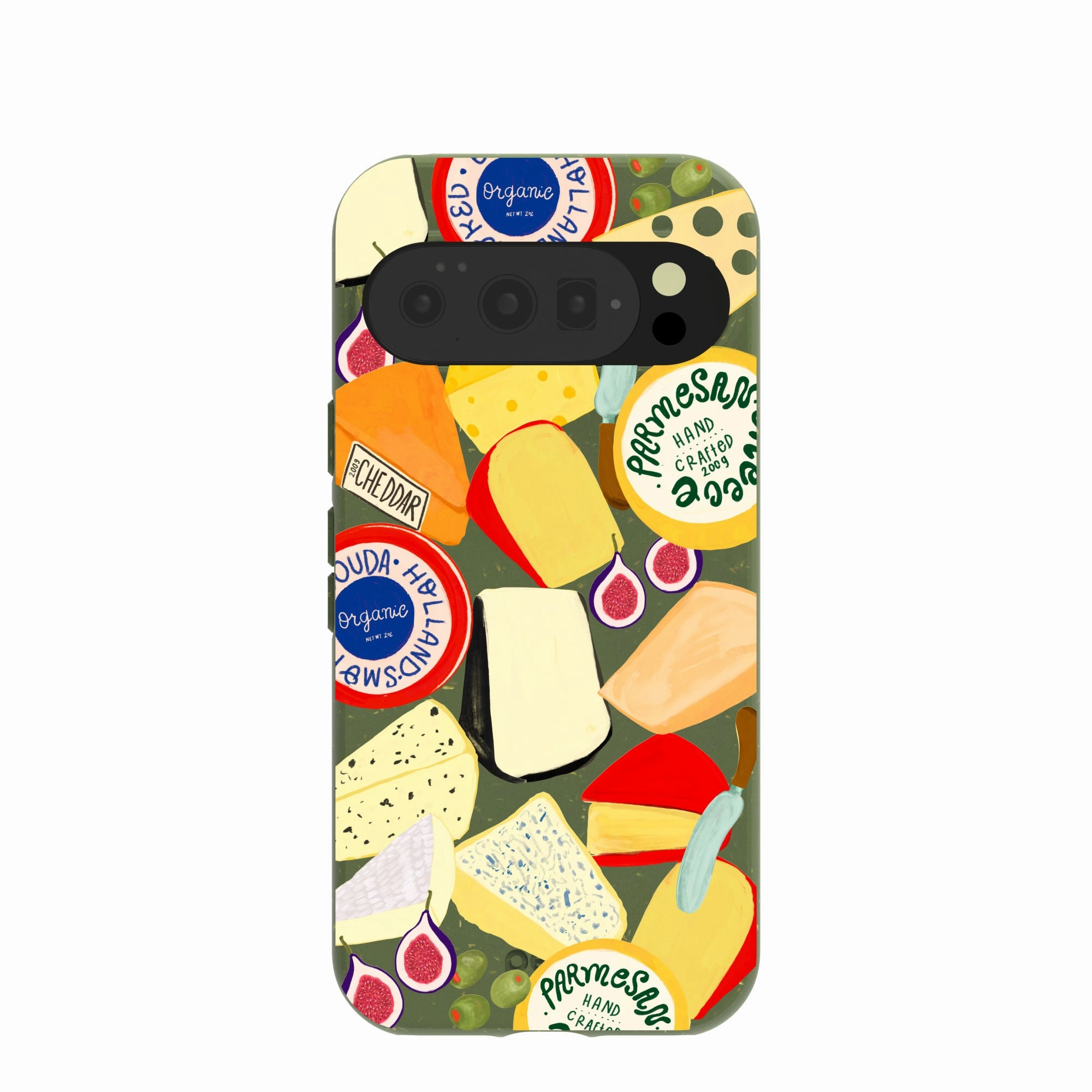 Forest Floor Cheese Spread Google Pixel 10/10 Pro Case Color Finish Minimal Texture Layer