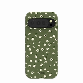 Forest Floor Ditzy Greens Google Pixel 10/10 Pro Case Comfort Build Shockproof Edge