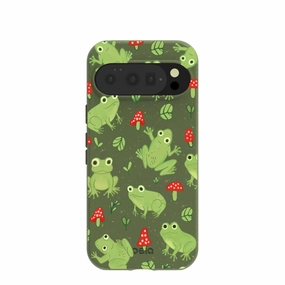 Wireless Charging Compatible Forest Floor Frog Folk Google Pixel 10/10 Pro Case