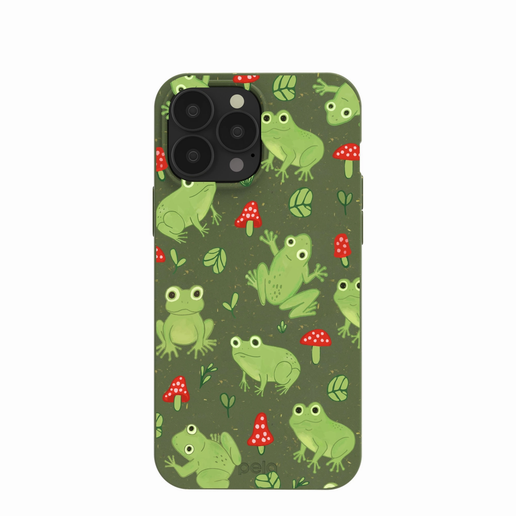 Forest Floor Frog Folk iPhone 13 Pro Max Case Gloss Finish