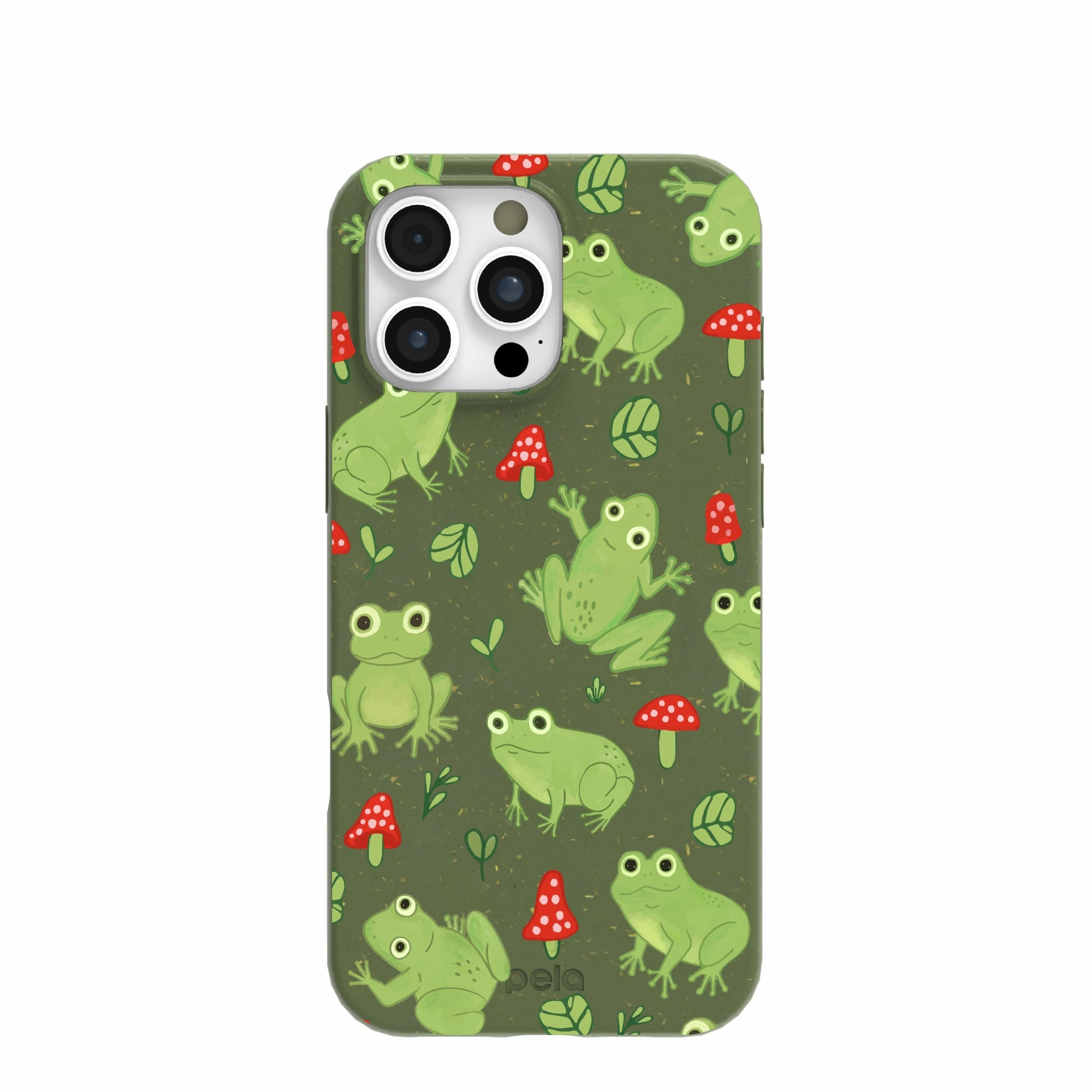 Polished Layer Gloss Touch Forest Floor Frog Folk iPhone 16 Pro Max Case