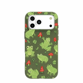 Rugged Feel Forest Floor Frog Folk iPhone 17 Pro Max Case