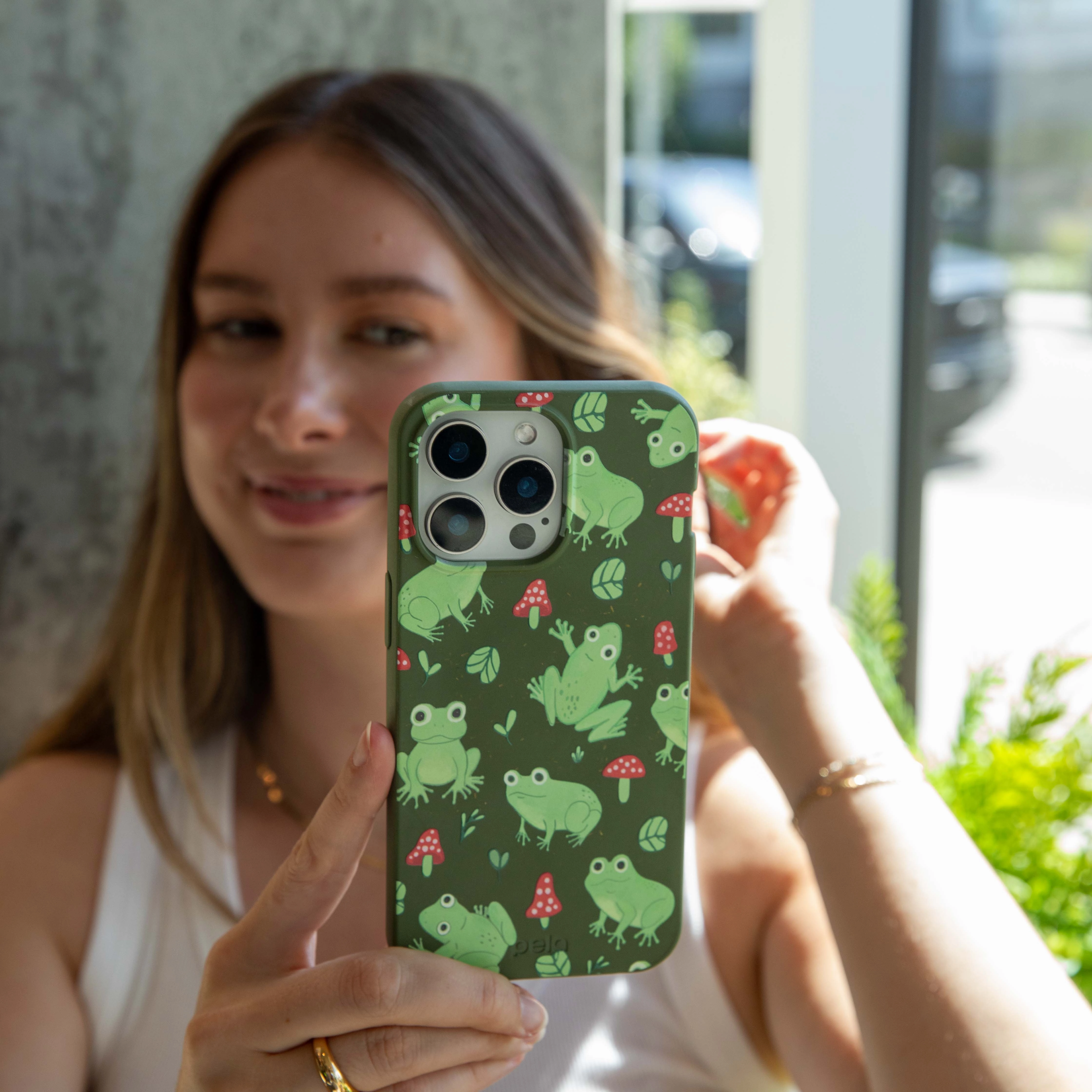 Forest Floor Frog Folk iPhone 17 Pro Max Case Trendy Aesthetic