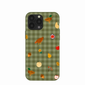 Forest Floor Harvest Folk iPhone 13 Pro Max Case Matte Pattern Layer Magnetic Mount