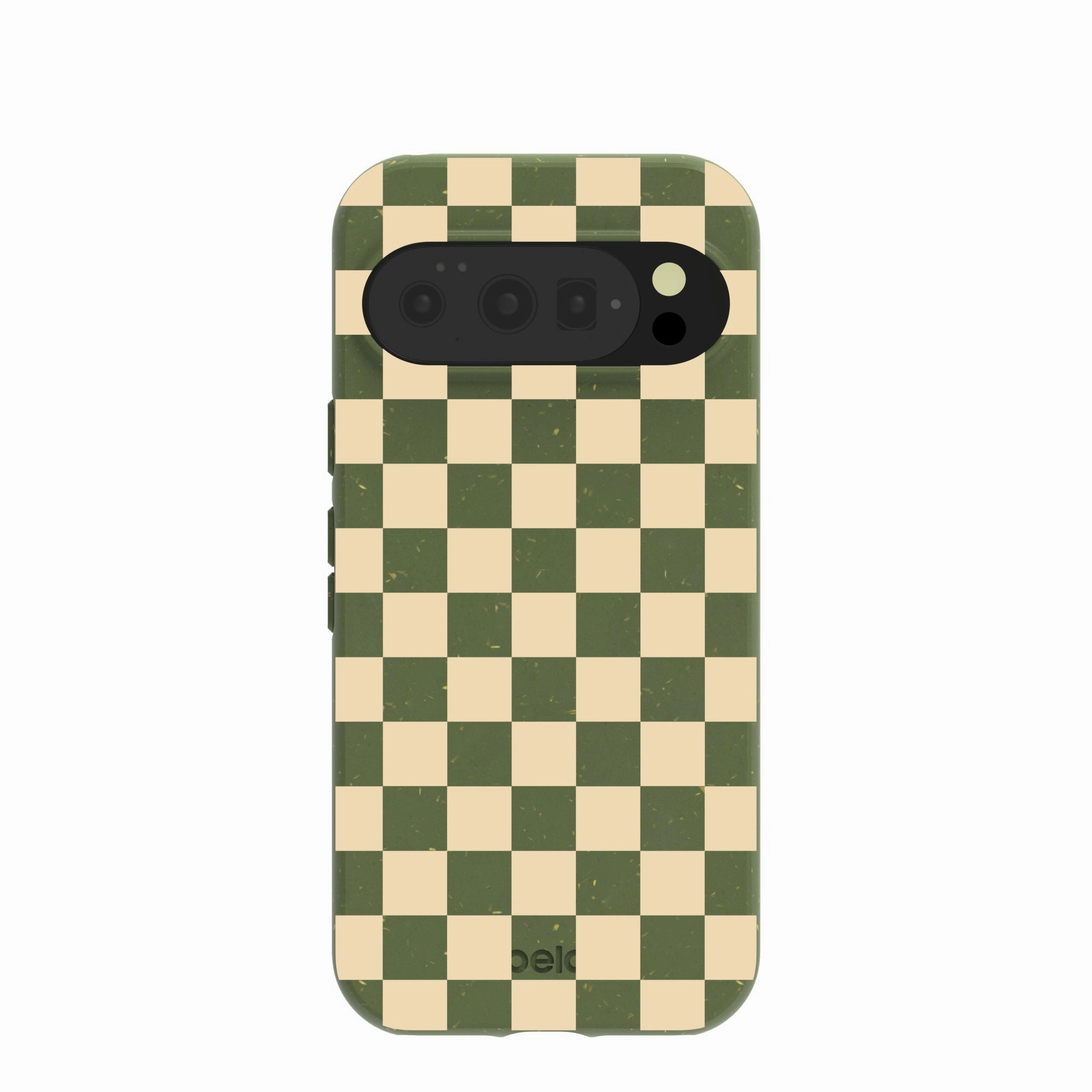 Modern Form Heat resistant Forest Floor Matcha Check Google Pixel 10/10 Pro Case