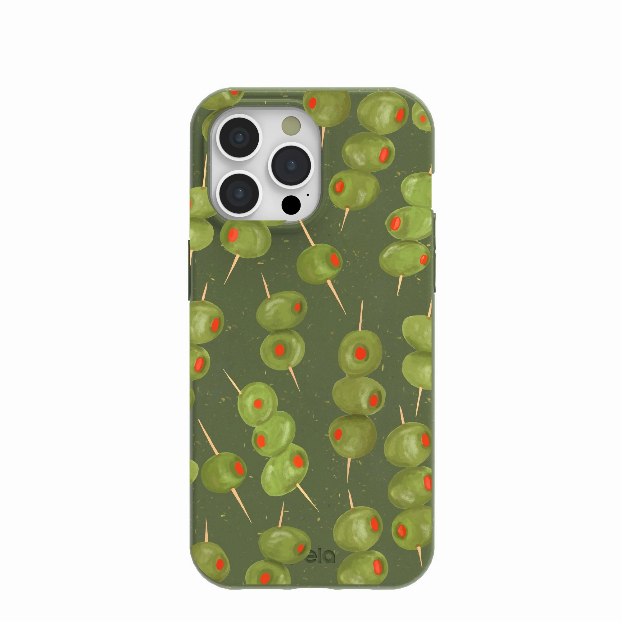 Forest Floor Olive Hour iPhone 15 Pro Max Case Anti Slip