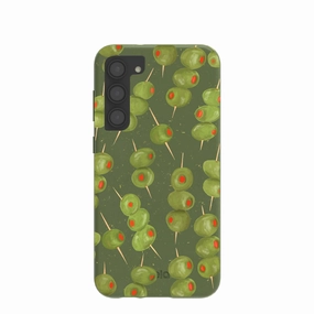 Soft Protection Layer Refined Texture Forest Floor Olive Hour Samsung Galaxy S23 (Plus) Case