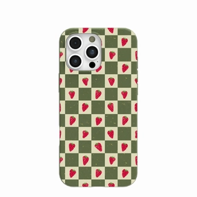 Forest Floor Strawberry Field iPhone 16 Pro Max Case Comfort Accessory Color Pattern