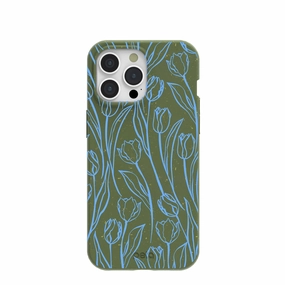 Slim Look Hybrid Protection Forest Floor Tulip Dreams iPhone 15 Pro Max Case