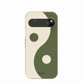 Forest Floor Yin Yang Google Pixel 9/9 Pro Case Rugged Pattern Texture