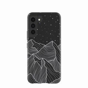 High End Look Creative Pattern Black Night Panorama Samsung Galaxy S22 Case