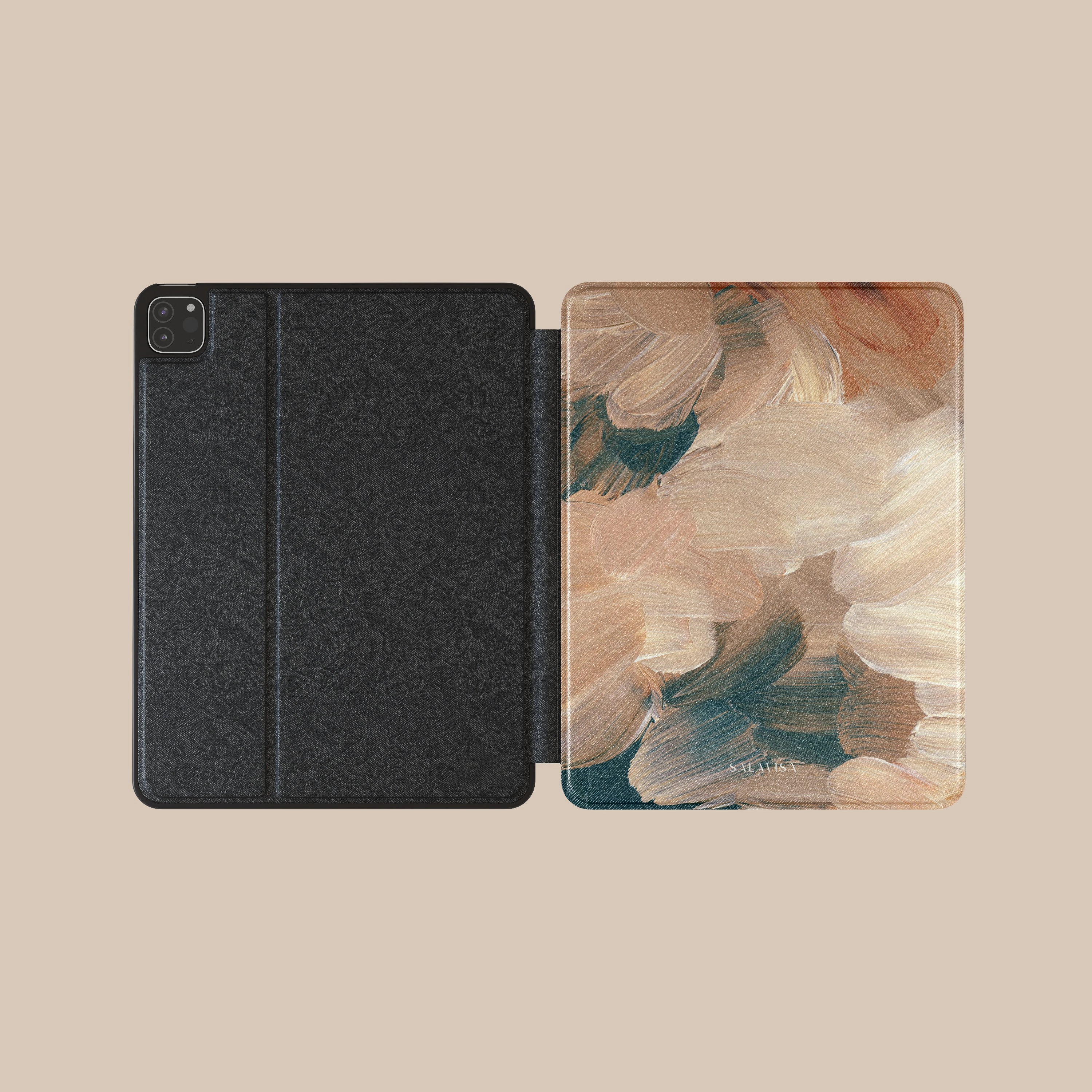 fold back tablet cover Veil Hushed iPad Case