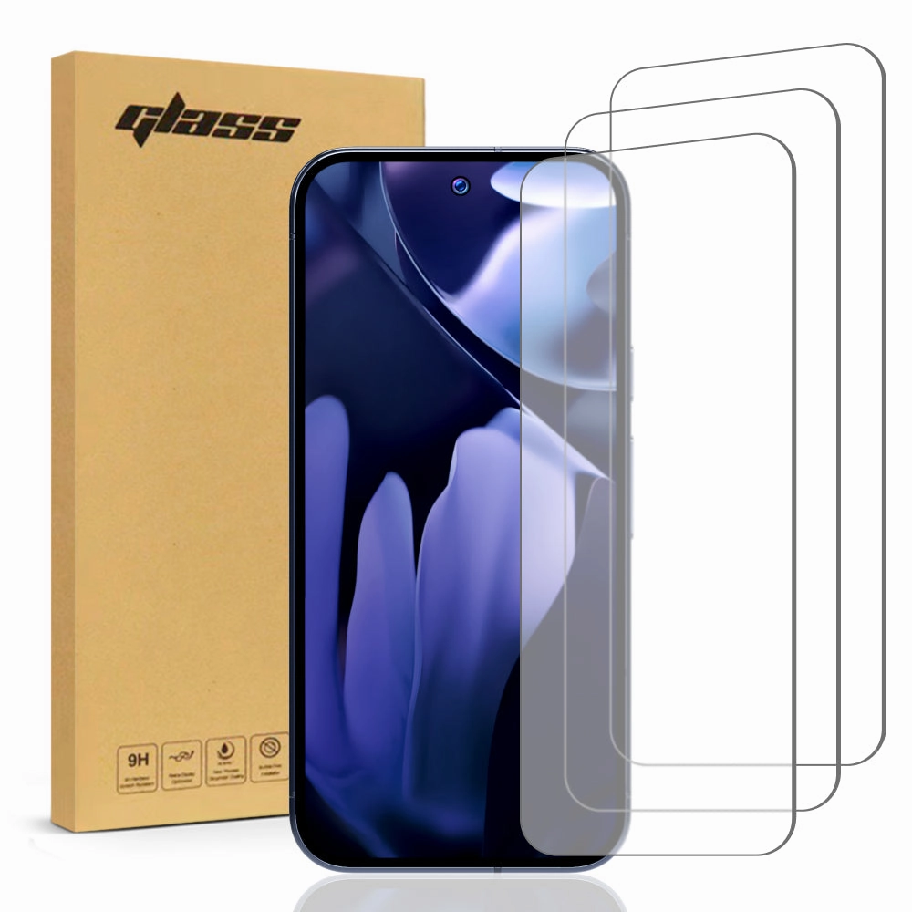 Google Pixel 10 / 10 Pro Tempered Glass Screen Protector 3 Per Pack Creative Design