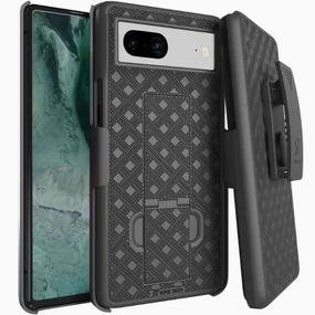 Google Pixel 7a Belt Clip Holster Phone Case Smooth Form Texture