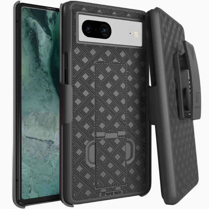 Google Pixel 7a Belt Clip Holster Phone Case Smooth Form Texture
