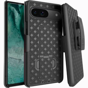 Minimal Detail Modern Form Google Pixel 9 / 9 Pro Belt Clip Holster Phone Case