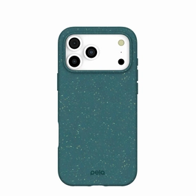 Soft Feel Polished Texture Green iPhone 17 Pro Max Case