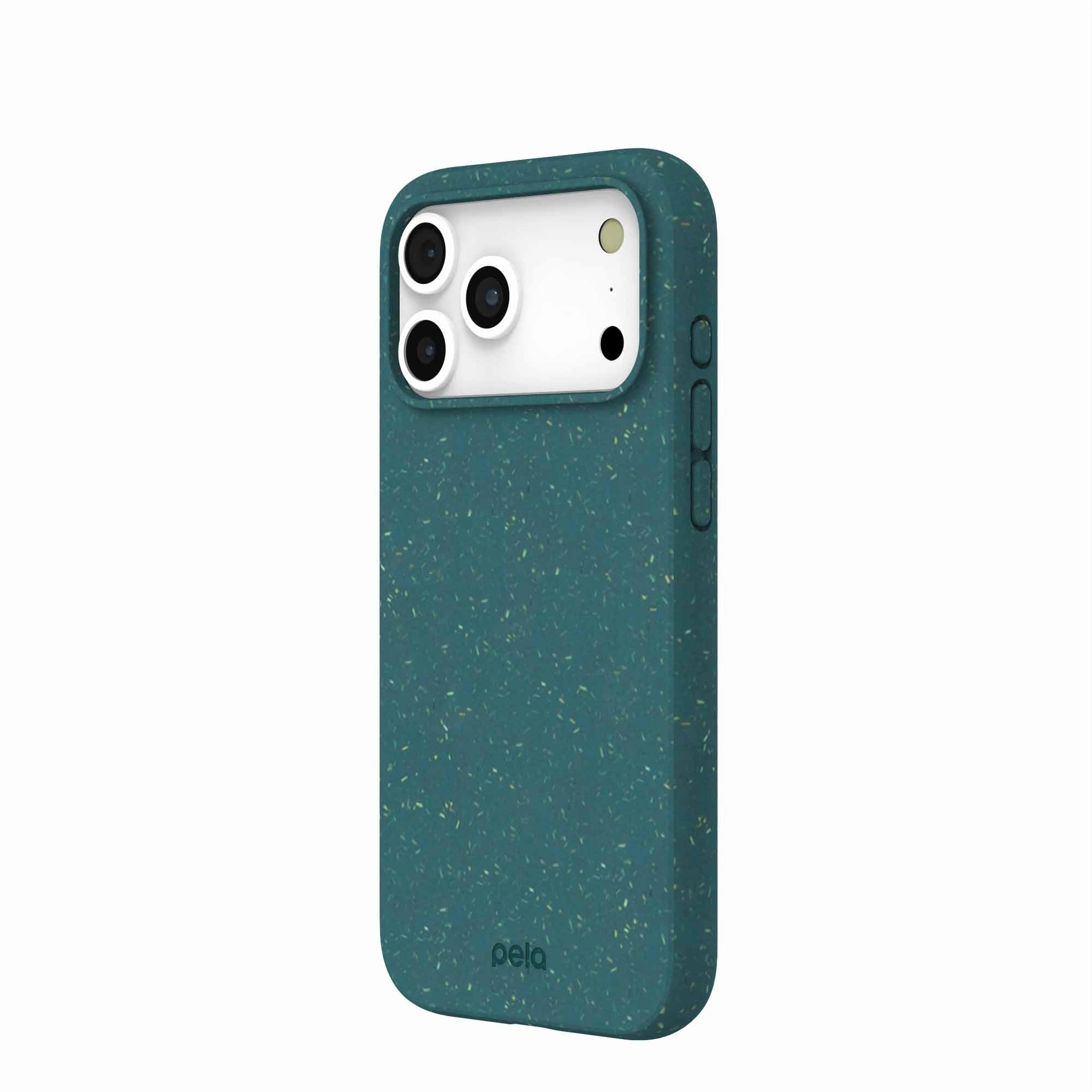 Carbon Fiber Luxury Style Green iPhone 17 Pro Max Case