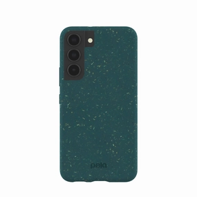 Green Samsung S22 Phone Case Edge Protection Tactile Buttons