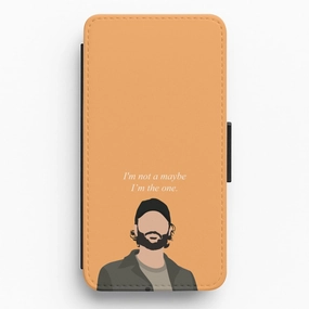 Soft Layered Design I'm Not A Maybe, I'm The One Flip / Wallet Phone Case