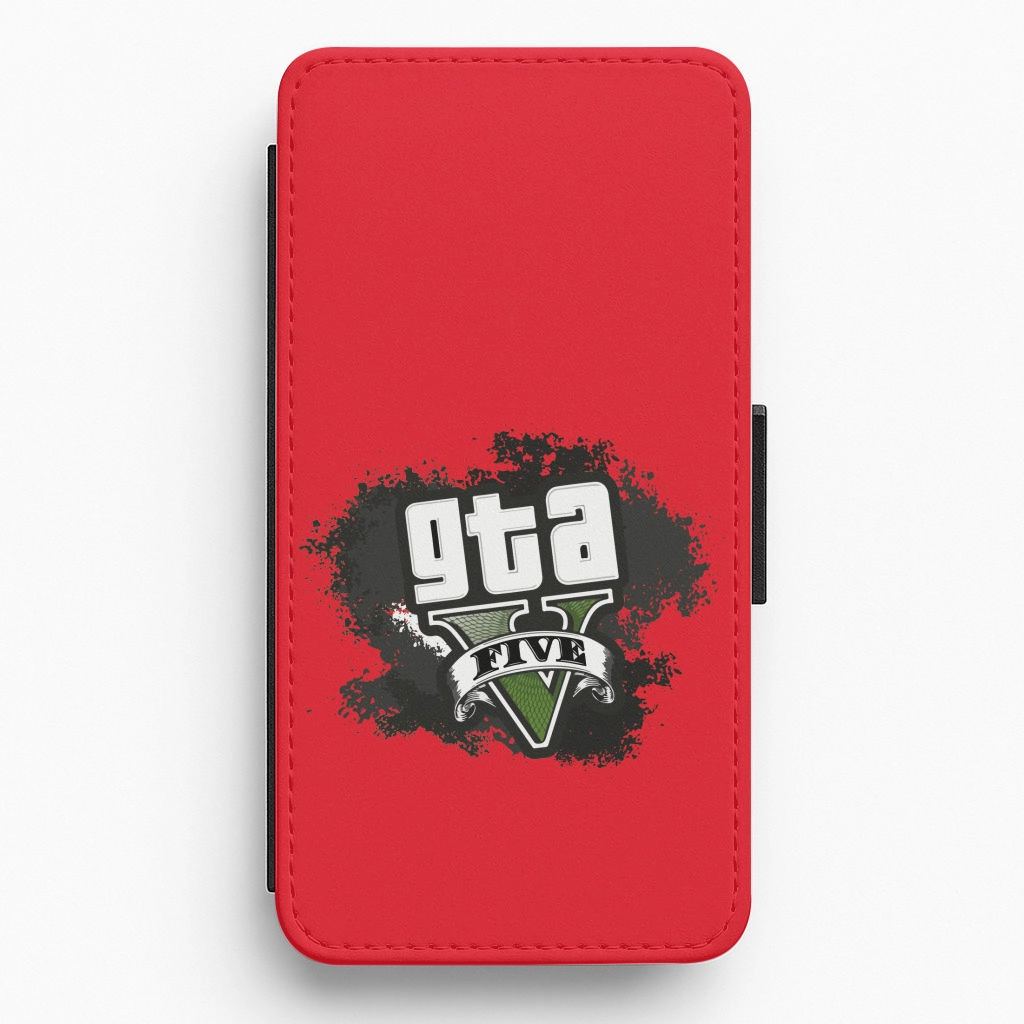 Five - Video Game Flip / Wallet Phone Case Matte Protection