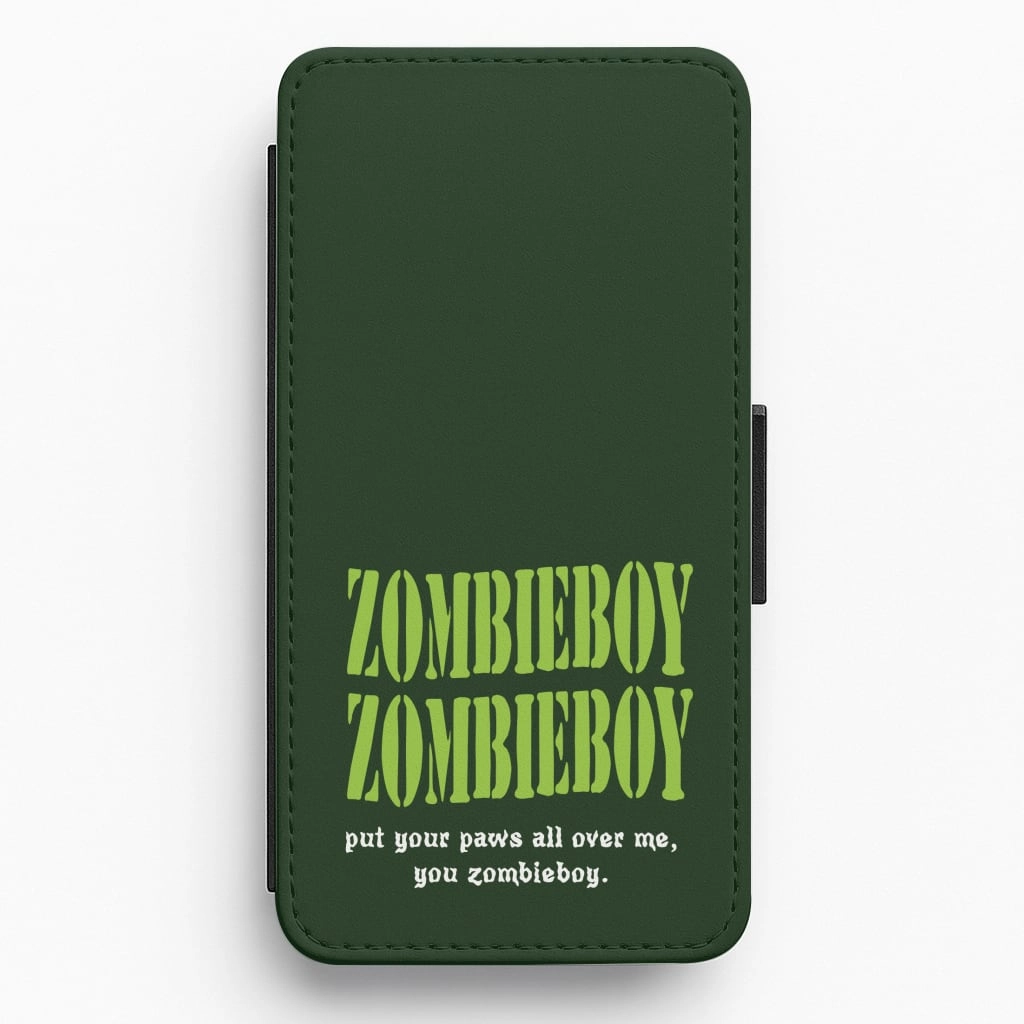 Zombieboy Gaga Flip / Wallet Phone Case Minimal Edge Polished Finish Texture