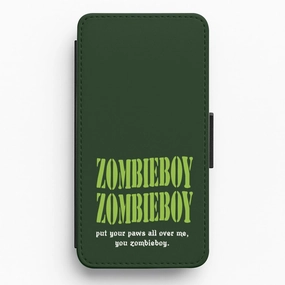 Zombieboy Gaga Flip / Wallet Phone Case Minimal Edge Polished Finish Texture