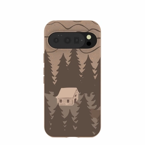 Comfort Texture Finish Chocolate Brown Hidden Cabin Google Pixel 10/10 Pro Case