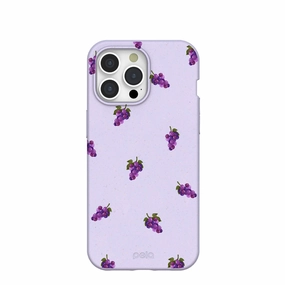 Urban Fashion Flexible Texture Lavender Grape Juice iPhone 15 Pro Max Case