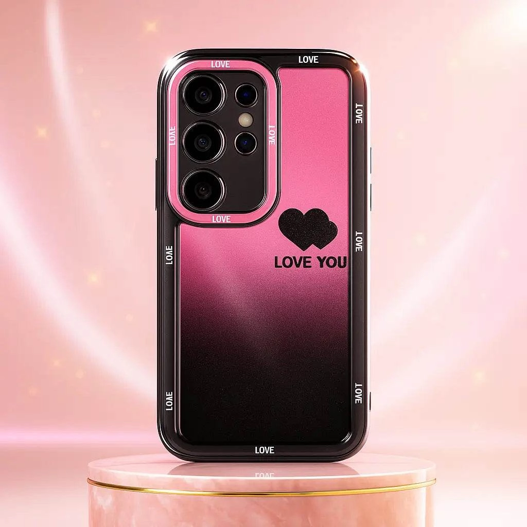 Heartsy Clear Design Grip Texture