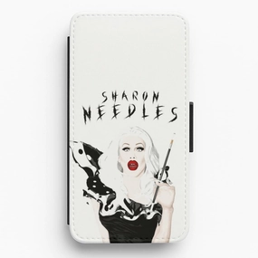 Sharon Needles - RuPaul's Drag Race Flip Wallet Phone Case Protective Gear Pocket Friendly
