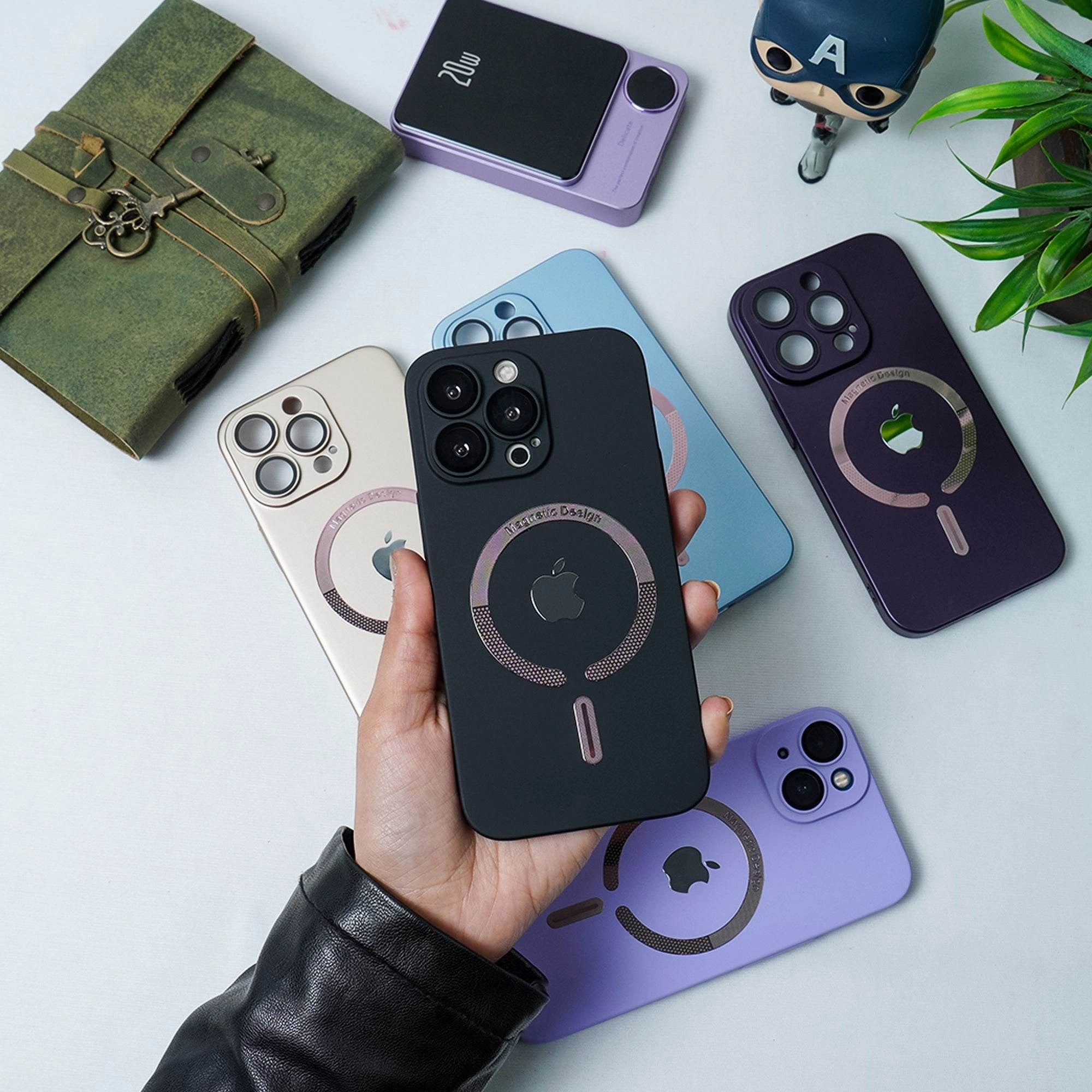 Magsafe Edition Matte Finish Camera Protective Case- iPhone Soft Feelings