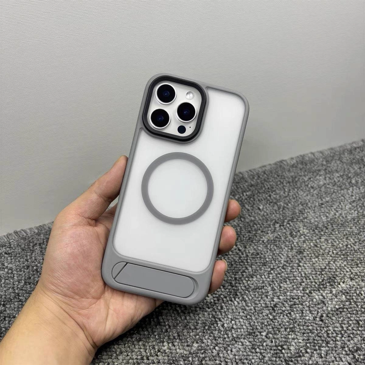 RAIGOR ELVIS Dynamic Weave Invisible Stand Case - iPhone Soft touch layer Elegant Craft