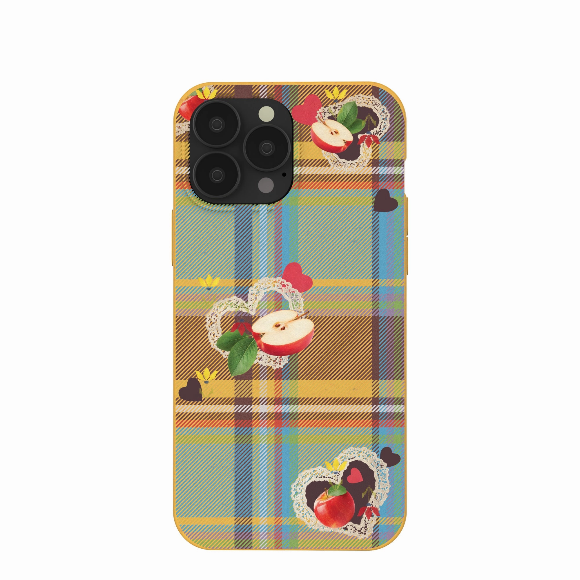 Honey Apple Plaid iPhone 13 Pro Max Case Everyday Fit