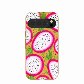 Protective Design Clear Surface Honey Dragonfruit Pop Google Pixel 10/10 Pro Case