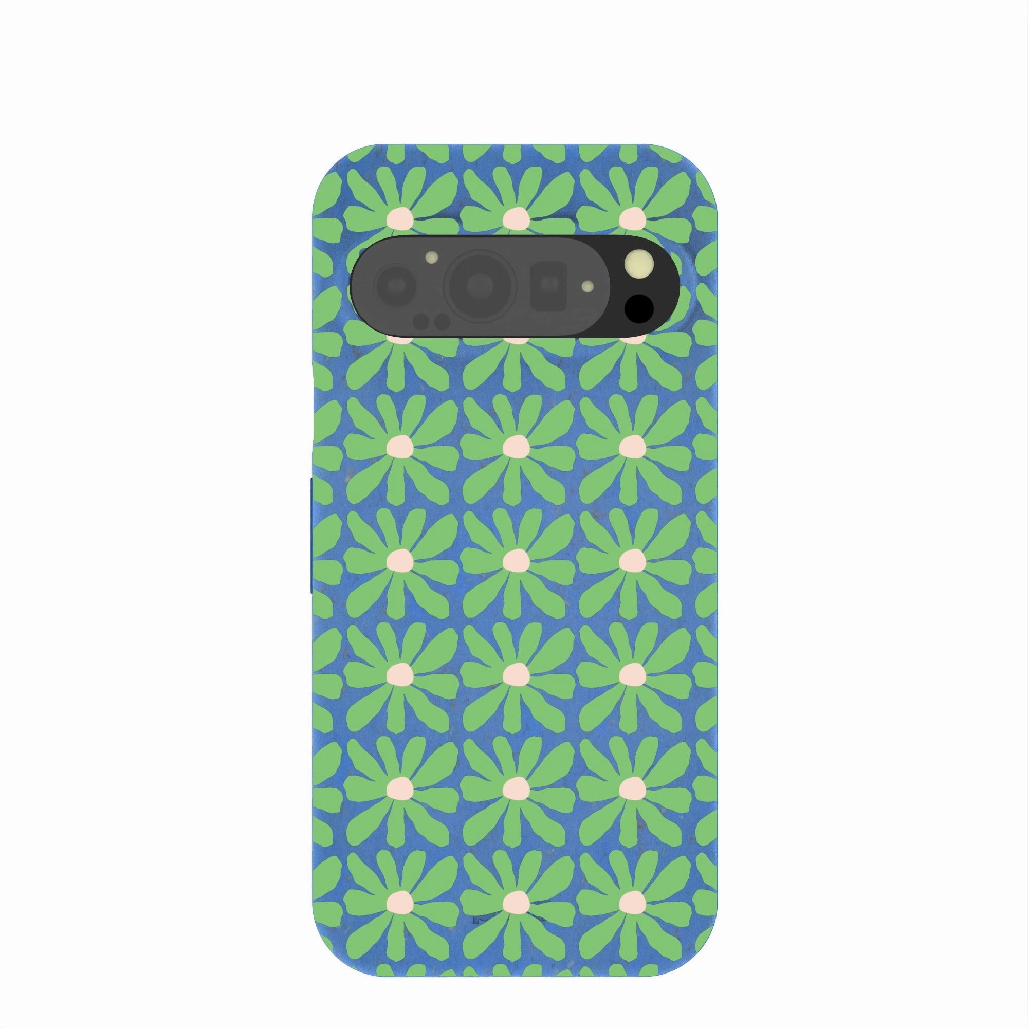 Electric Blue Flower Child Google Pixel 9/9 Pro Case Compact Pattern High Quality