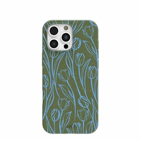Frosted surface Smooth Detail Forest Floor Tulip Dreams iPhone 16 Pro Max Case