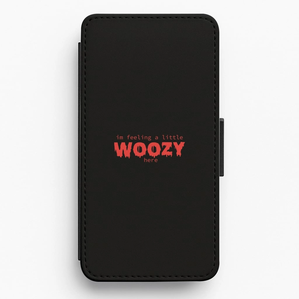 Soft Finish Im Feeling A Little Woozy Here - Halloween Flip / Wallet Phone Case