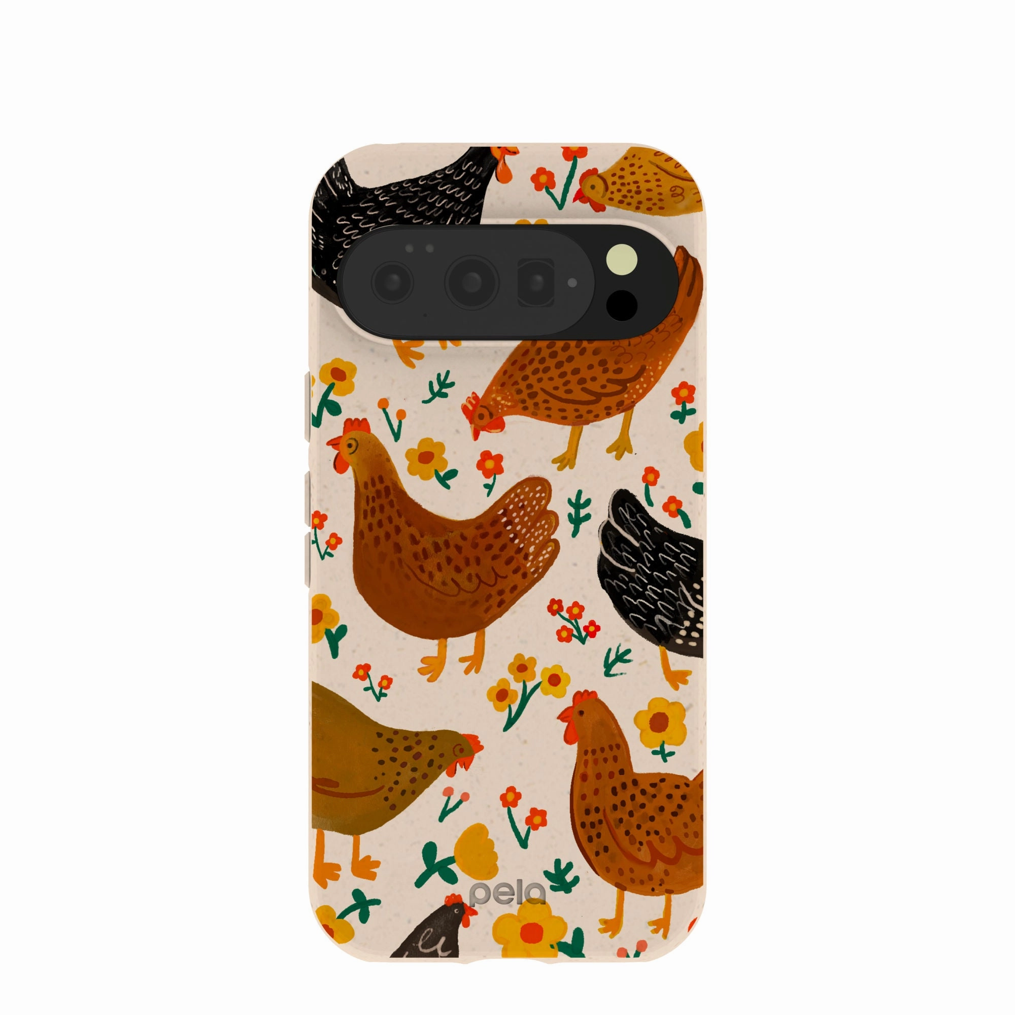 Smooth Layer Seashell Chicken Garden Google Pixel 10/10 Pro Case