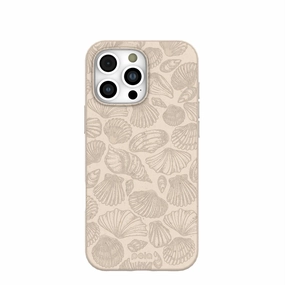 Seashell Seashore iPhone 16 Pro Max Case Soft touch layer Simple Style
