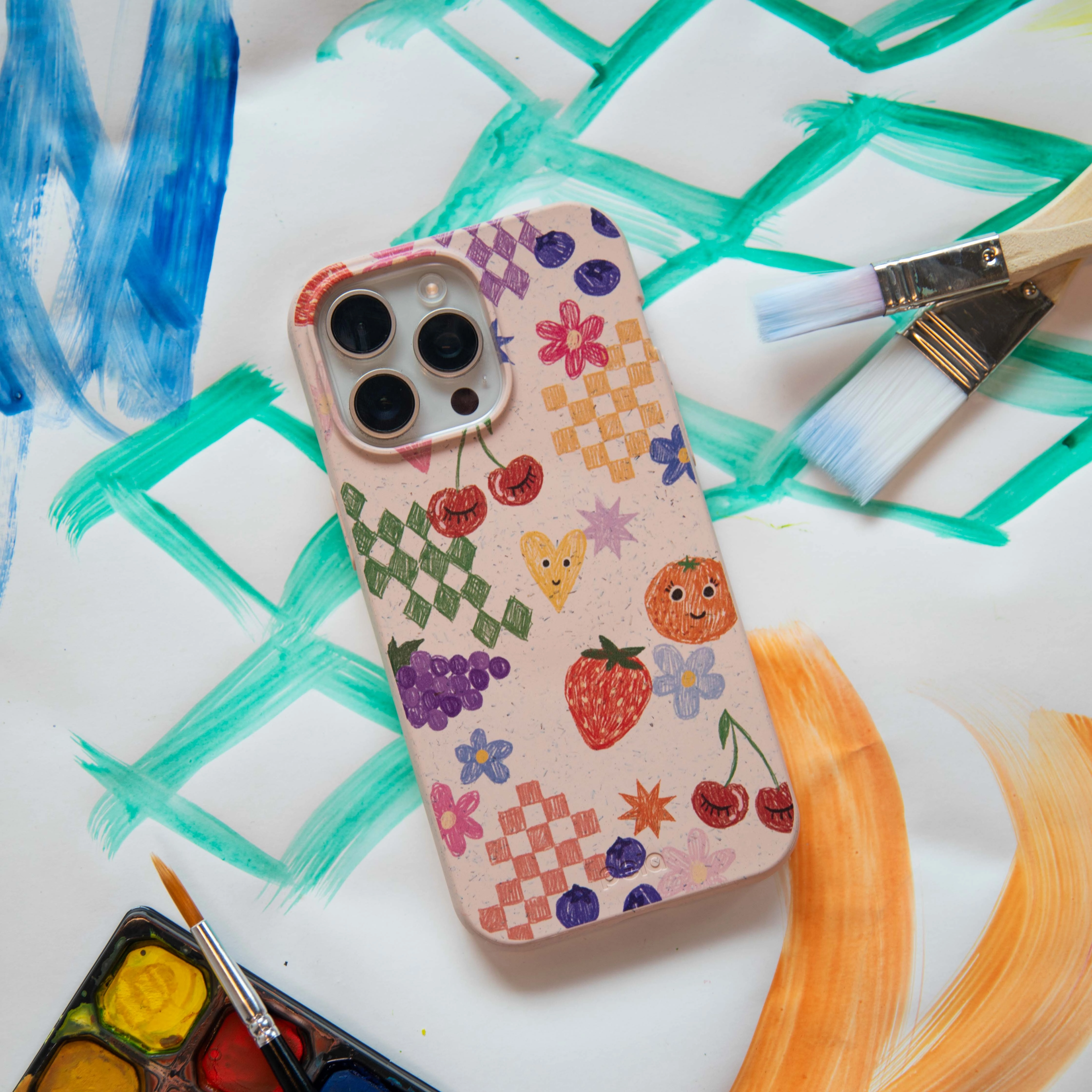 Seashell Pencil Doodles iPhone 17 Pro Max Case Practical Look