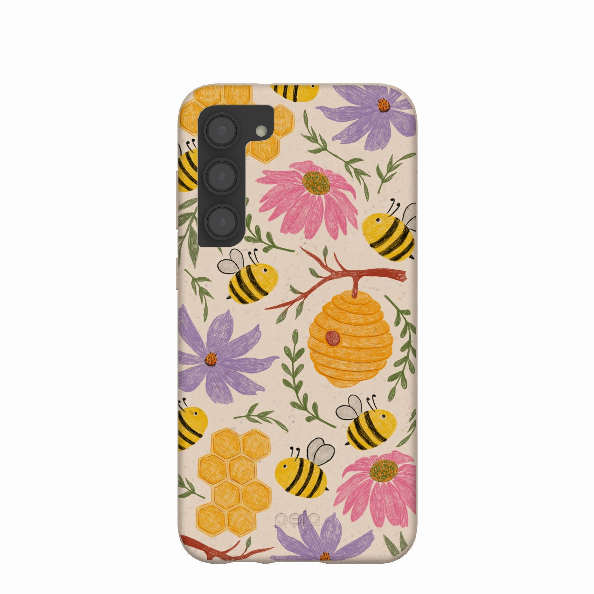 Seashell Bee Life Samsung Galaxy S23 (Plus) Case Customizable Option