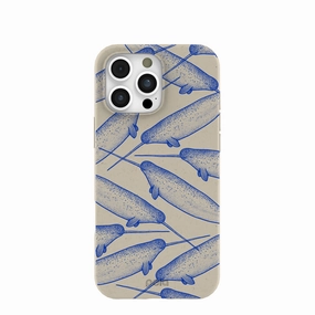 Comfort Finish Hand Friendly London Fog Magical Narwhal iPhone 16 Pro Max Case