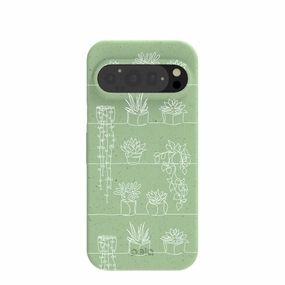 Sage Green Green Cascade Google Pixel 9/9 Pro Case Sleek Texture
