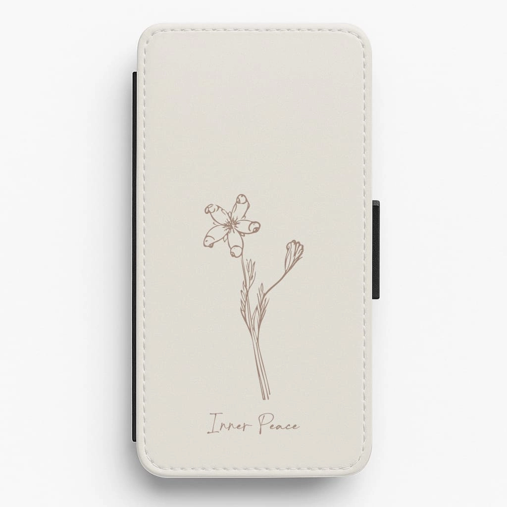 Slim Profiled Inner Peace  Flip / Wallet Phone Case